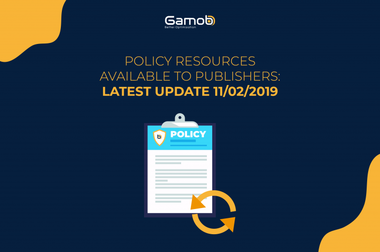 Policy Resources Available to Publishers: Latest Update 11/02/2019